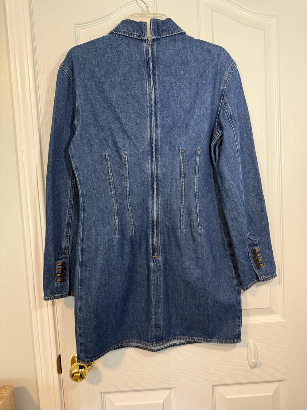 & Other Stories Blue Denim Mini Dress - Picture 6 of 13